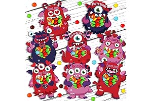 Monster Happy Valentines Cards for Kids