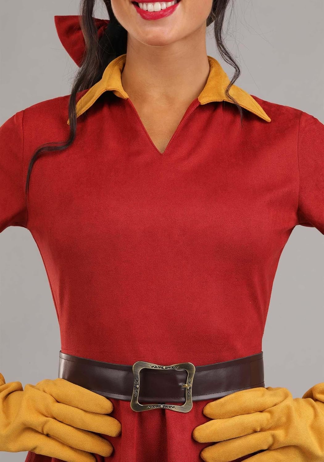 Womens Disney Gaston Costume with Tunic, Leggings, and Accessories for Halloween Cosplay | Beauty and the Beast Outfit