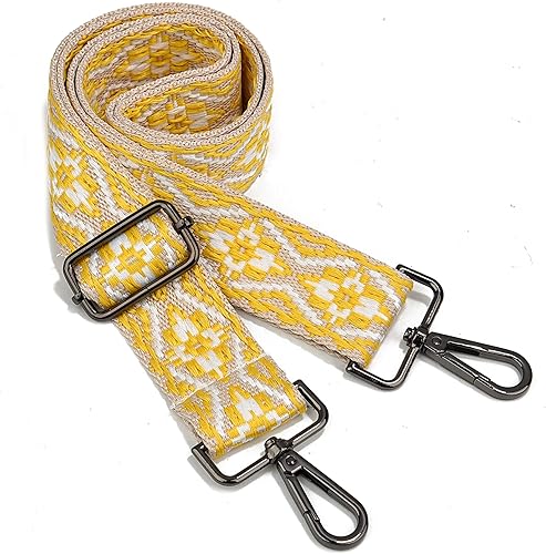 Miniatura 19 de Correa para bolso con herrajes dorados de repuesto, correa para bolso cruzado, correa ancha ajustable para colgar al hombro