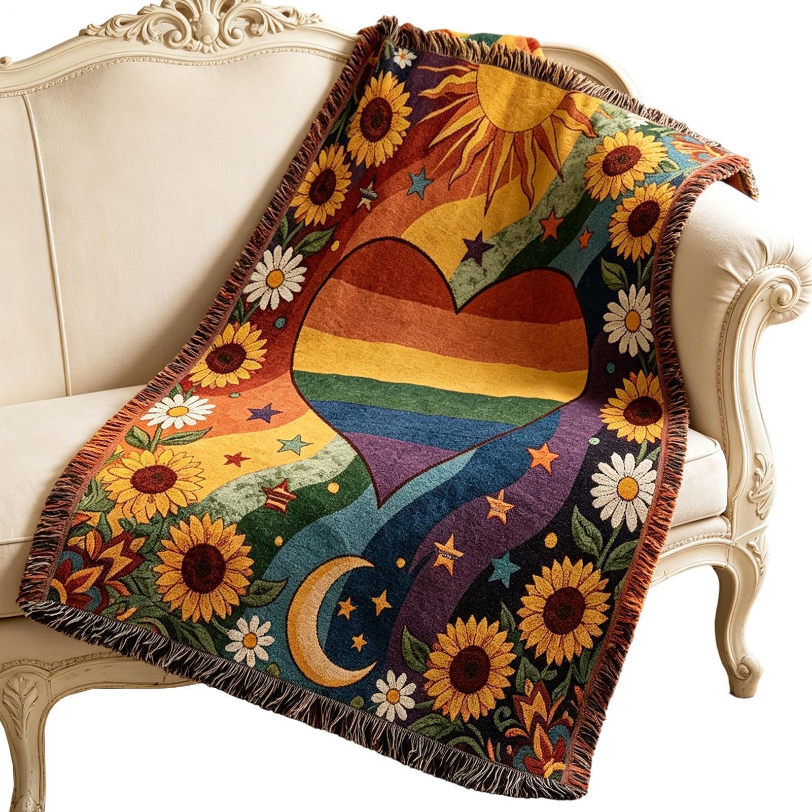 Couverture à fleurs douce 60x90 pour fauteuil inclinable de dortoir