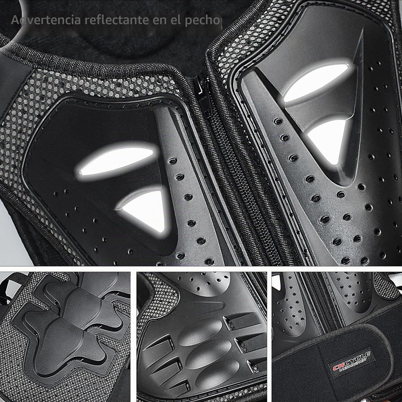 Niños Dirt Bike Gear Moto equitación protección Motocross armadura traje pecho y espalda rodilla codo protectores para ciclismo