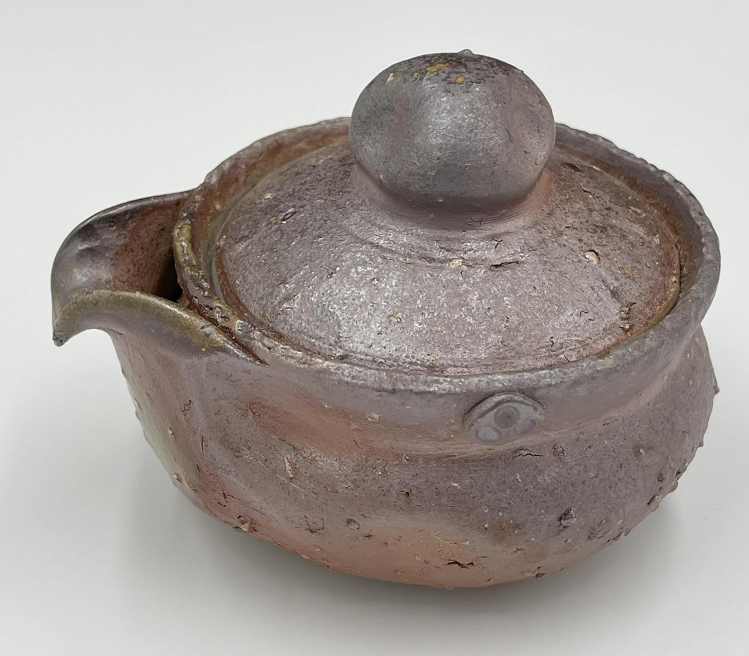 備前焼 大丸つまみ 宝瓶（藤原 啓 作 「備前宝瓶」 ～備前焼専門卸小売 
