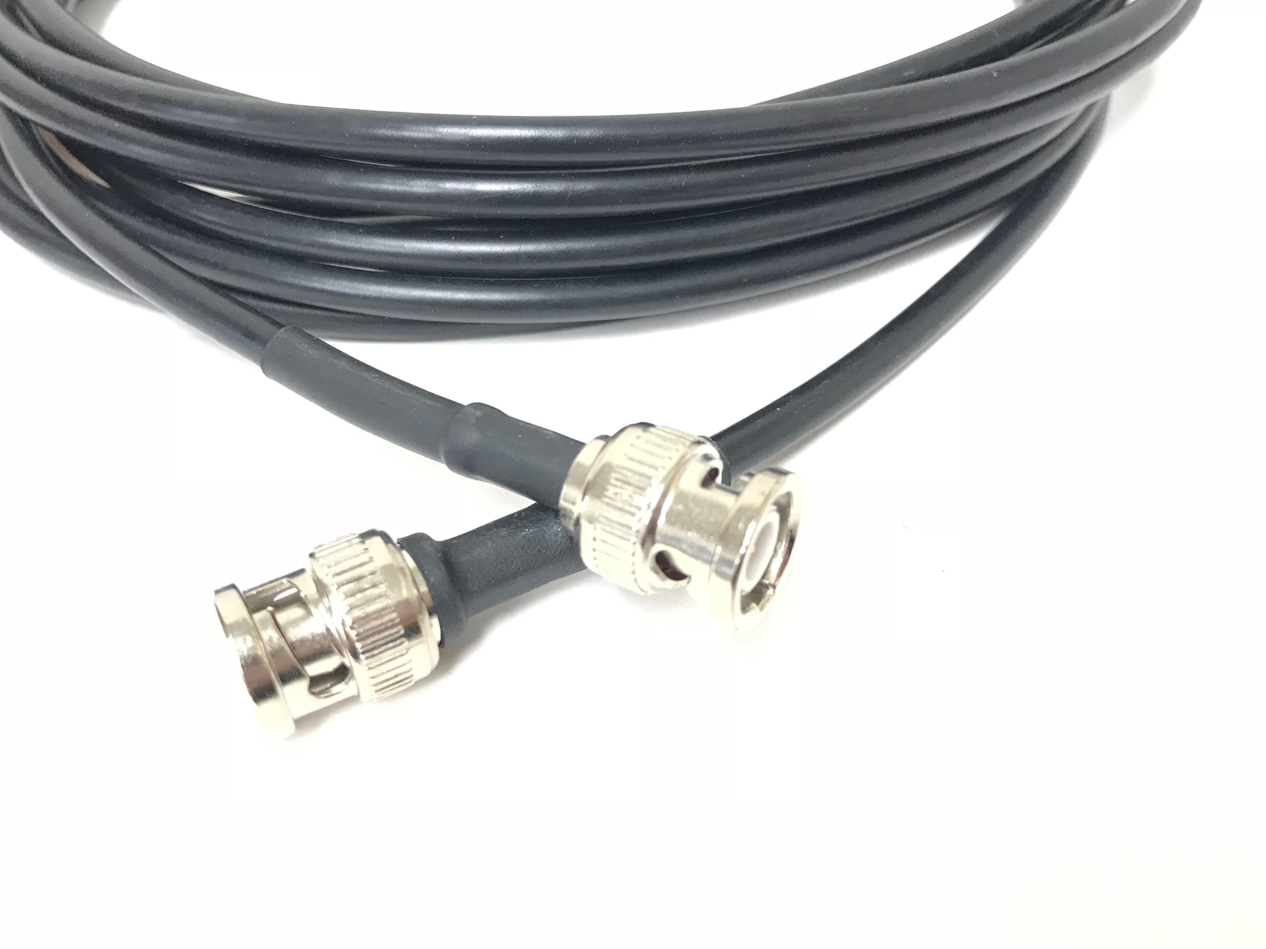 Hosa BNC-58-125 50-ohm RG-58/U BNC to BNC Coax Cable - 25 foot
