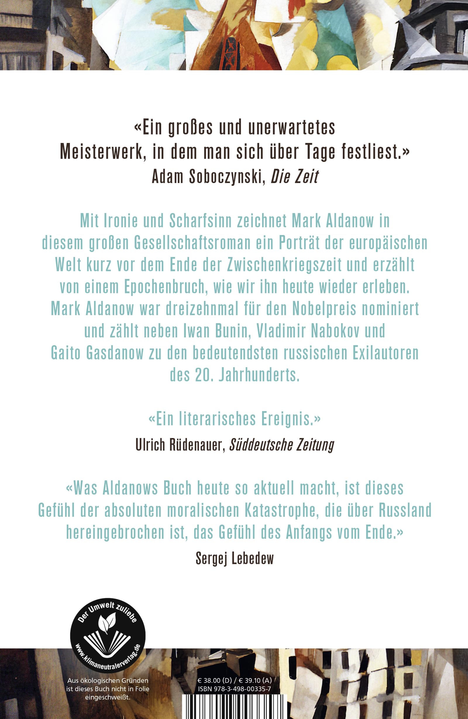 Der Anfang vom Ende: Roman | Ein Meisterwerk der Weltliteratur - zum ersten Mal auf Deutsch