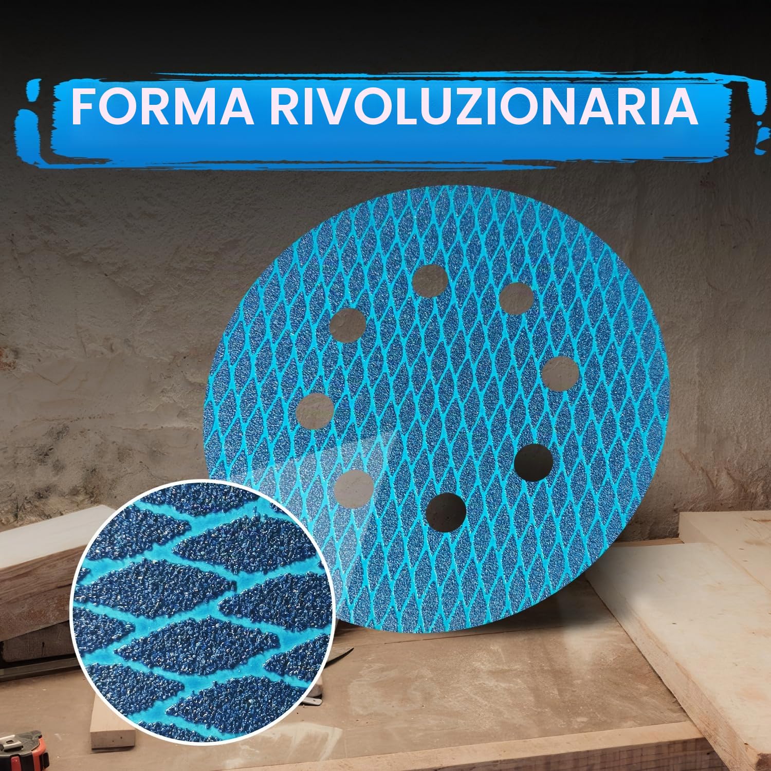 80Pz Dischi Abrasivi 125mm, Carta Abrasiva, Grana 60 – 400, 8 Fori, Abrasivo Resistente All'intasamento Per Levigatrice Rotorbitale Levigatrice Lucidatrice