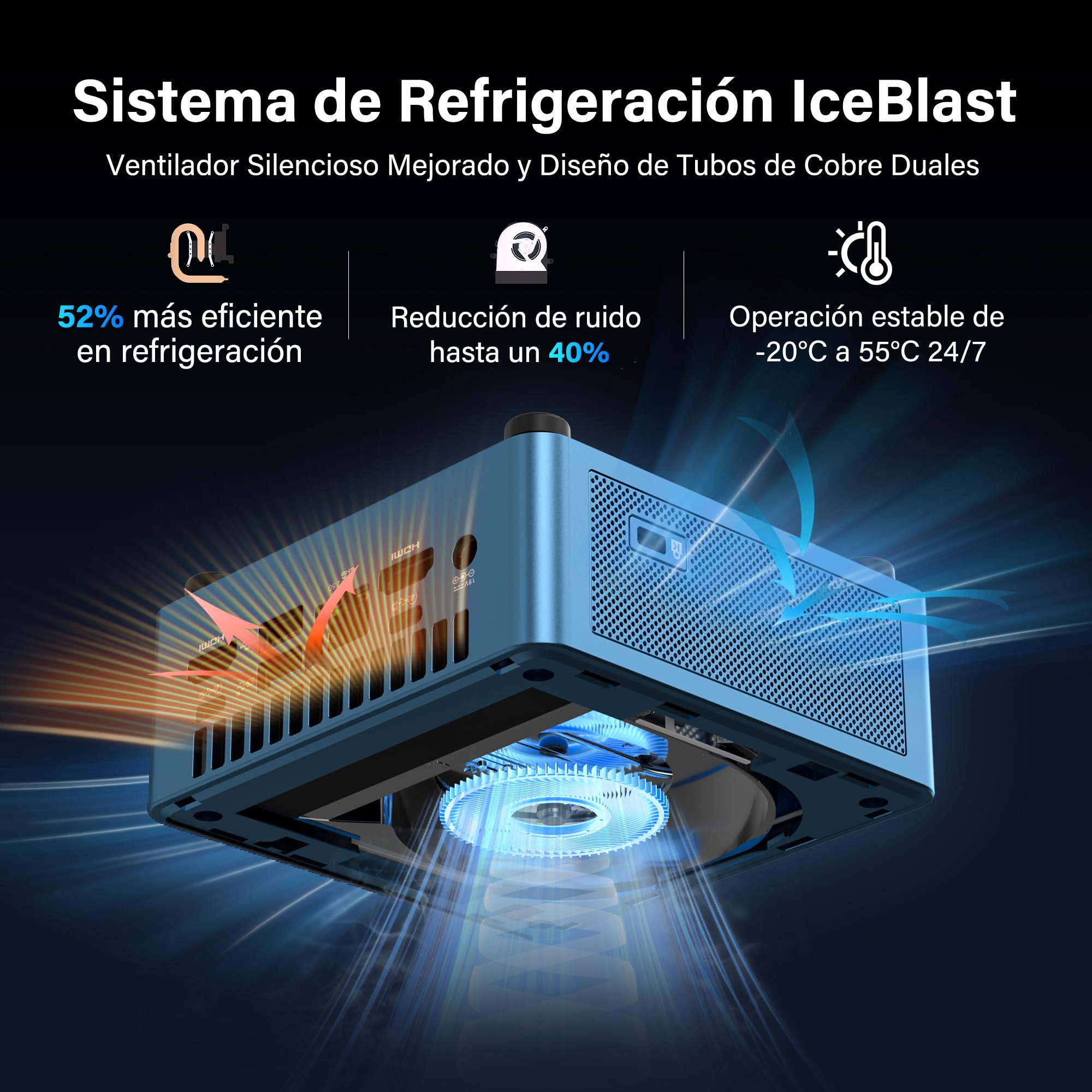 GEEKOM IT12 Mini PC 2026 Edition con Intel i5-12450H, 16GB RAM + 512GB SSD | Mini Ordenador con LAN de 2.5 Gbps, Iris Xe 8K, USB4, Mini PC Empresarial para Servidor Plex y Teletrabajo