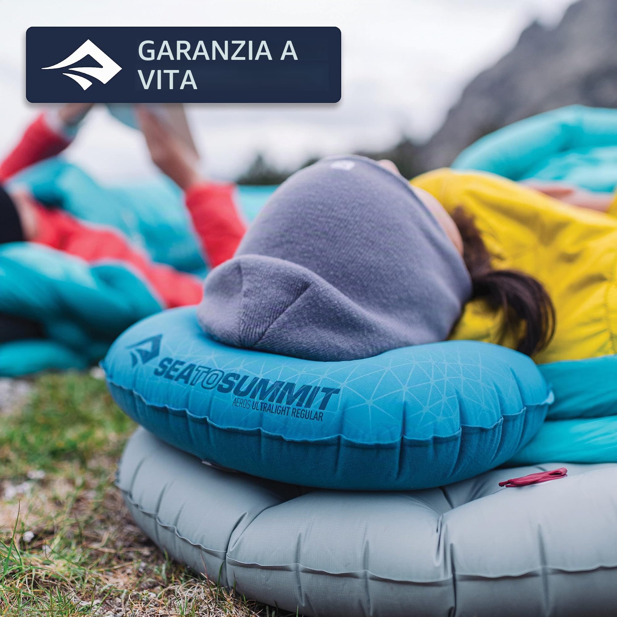 SEATO SUMMIT Almohada - Aeros Ultralight Pillow L turquesa Color: turquesa