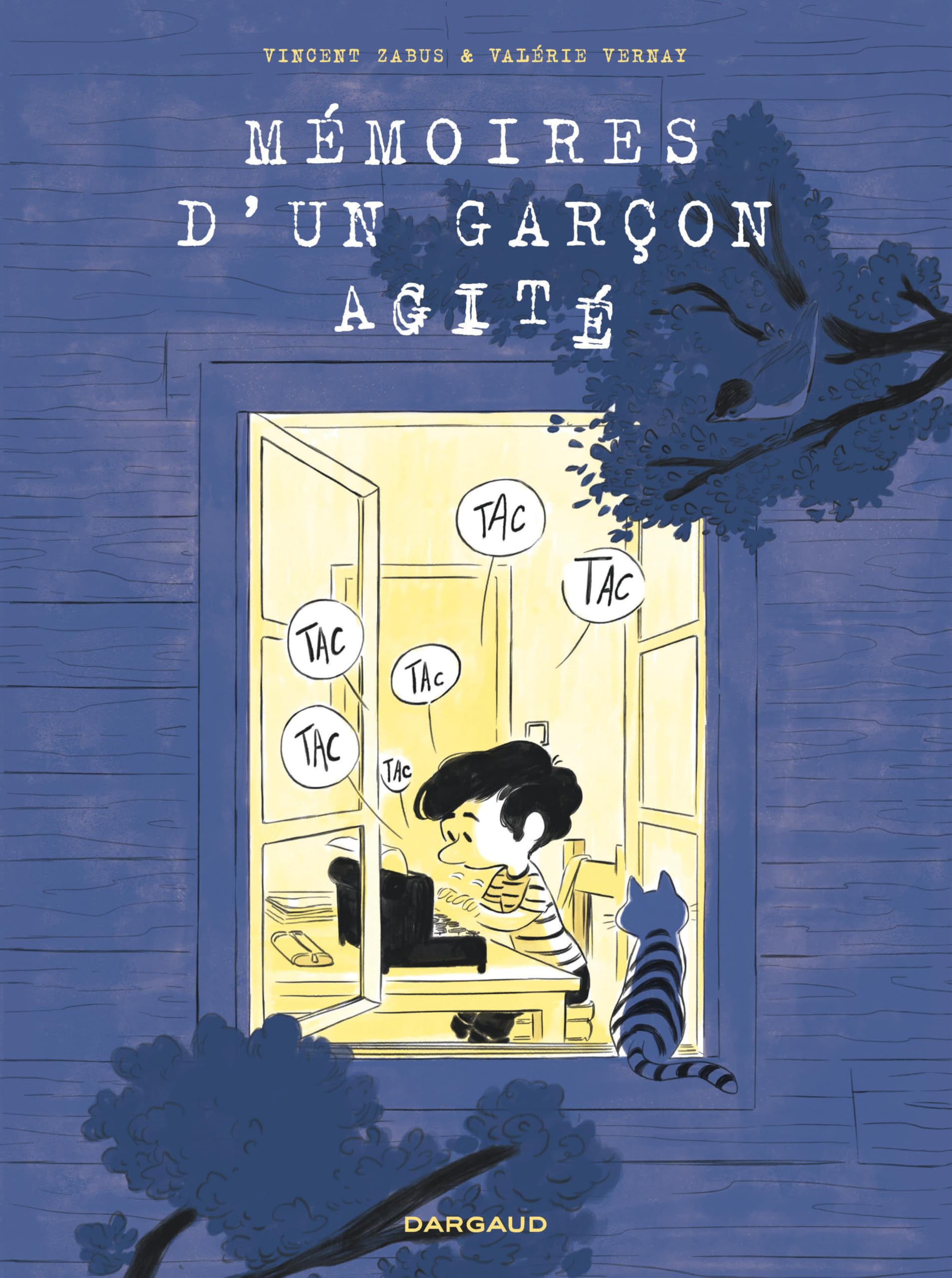 Mémoires d'un garçon agité - Vincent Zabus - Dargaud - cartonné - Bande dessinée