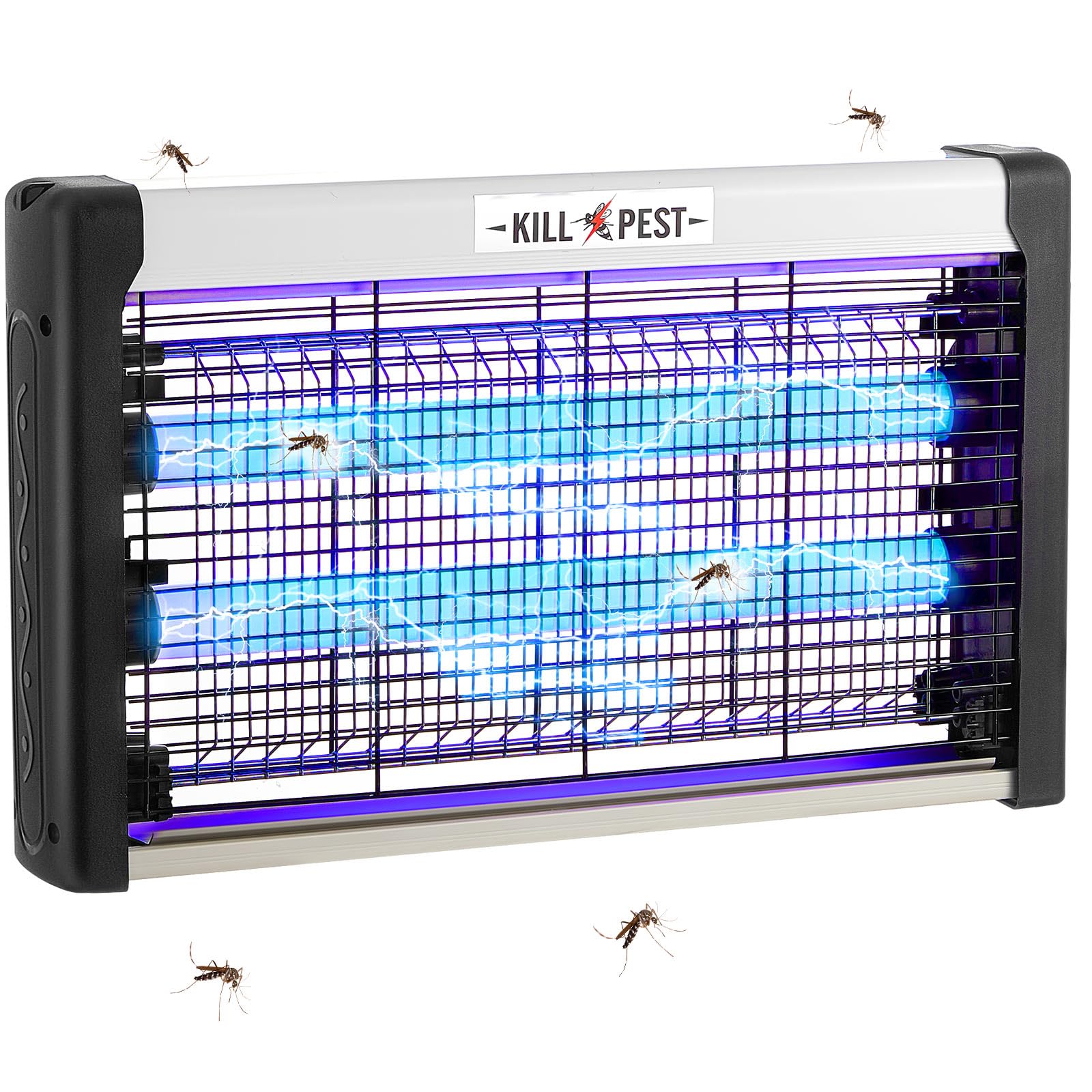 Qualirey 1 Piece Electric Bug Zapper Summer Indoor Electric Bug Zapper 6W Purple UV Light Fruit Flies Mosquito Killer Lamp Indoor Insect Killer Plug