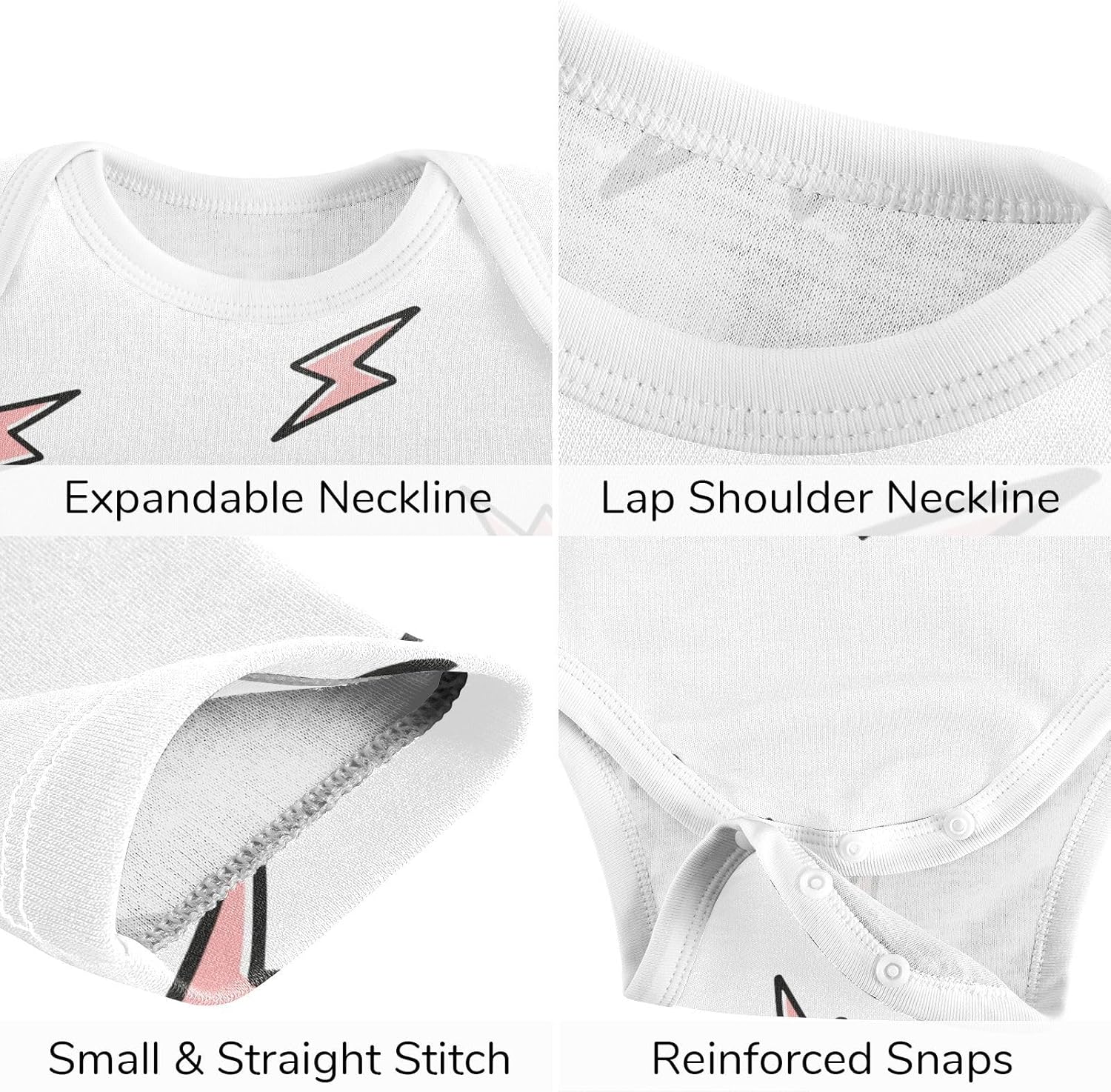 Baby Clothes Set Infant Bodysuits Pants Sets 0-24M For Boys Girls - Image 4