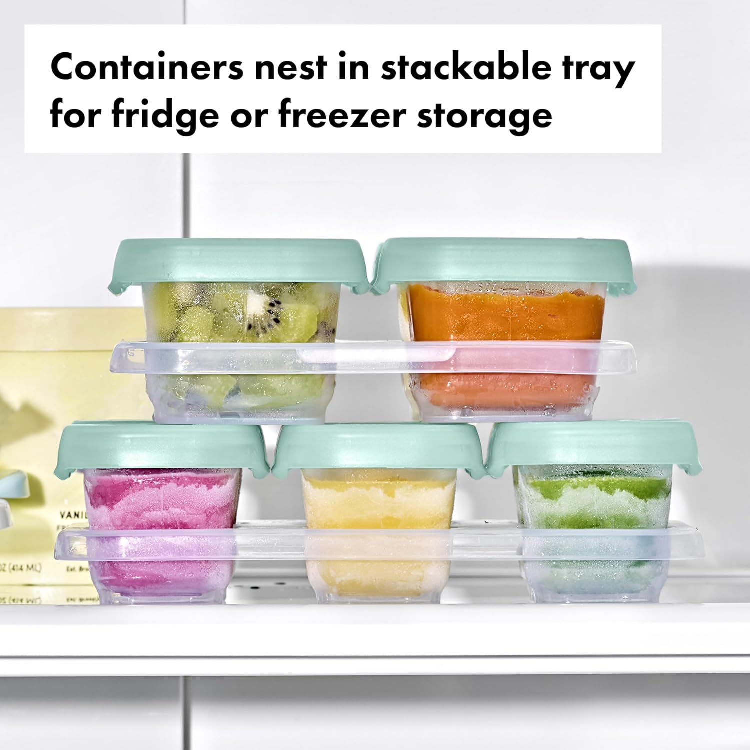 OXO Tot 12-Piece Baby Blocks Food Storage Container Set - Opal