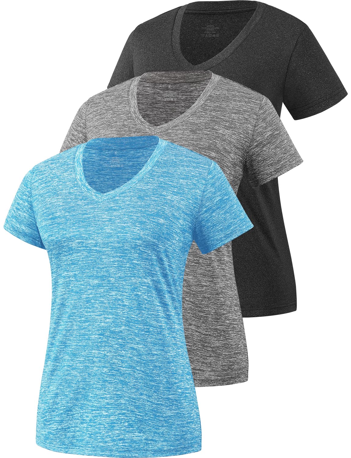 Star Vibe 3 Stücke Sport Shirts Für Damen Fitness Yoga Tshirt Damen Atmungsaktive Women's Activewear Yoga Kurzarm