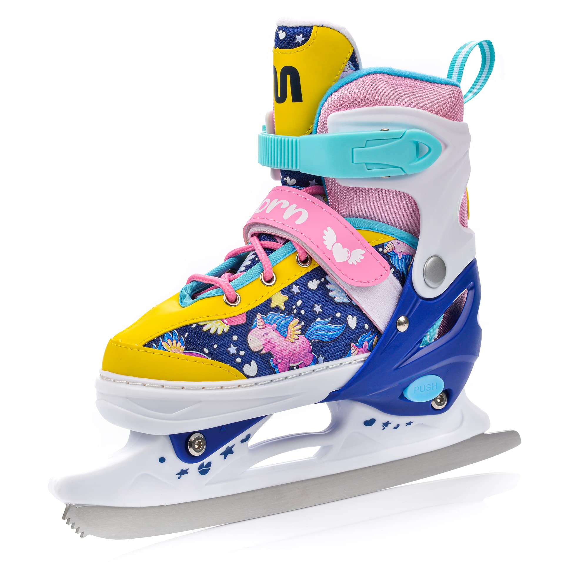meteor Pattini 4 in 1 Regolabili - per Bambini - Multifunzionali Tri-Skate Roller Inline per Principianti - Regolazione a 4 Misure - Stabili e Confortevoli