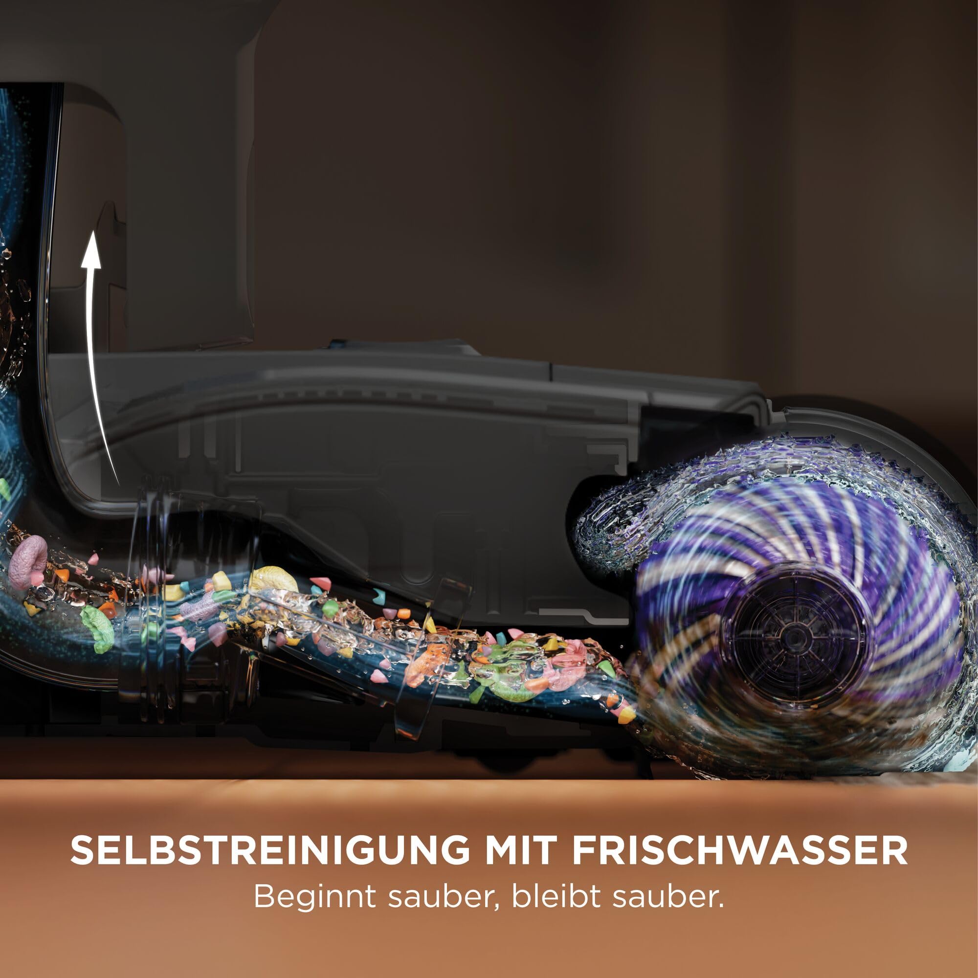 Shark HydroVac Akku-Nass-Trockensauger, kabelloser Staubsauger, Hartbodenreiniger, selbstreinigend, bis 88,5 m², WD210EUCP