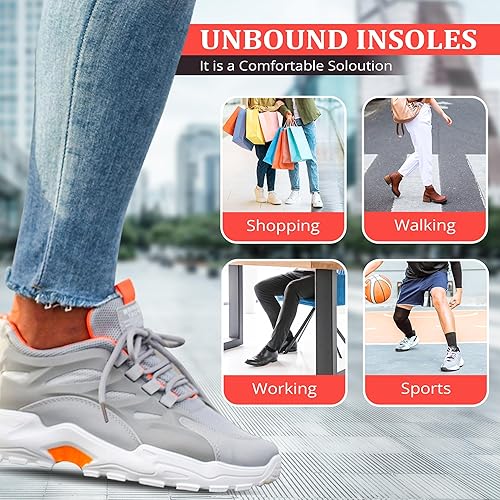 Miniatura 10 de SweetFeet Plantillas ortopédicas 2024 que apoyan la comodidad durante todo el día en hombres y mujeres  Antifatiga, control de olor, alivio del