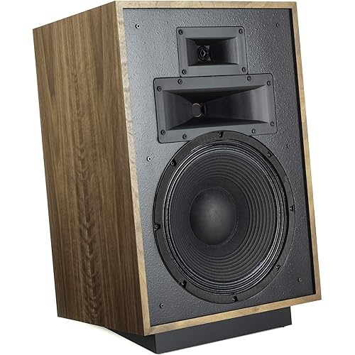 Klipsch Heresy IV Floorstanding Speaker in American Walnut Three-Way, Horn-Loaded Speaker with Updated Design