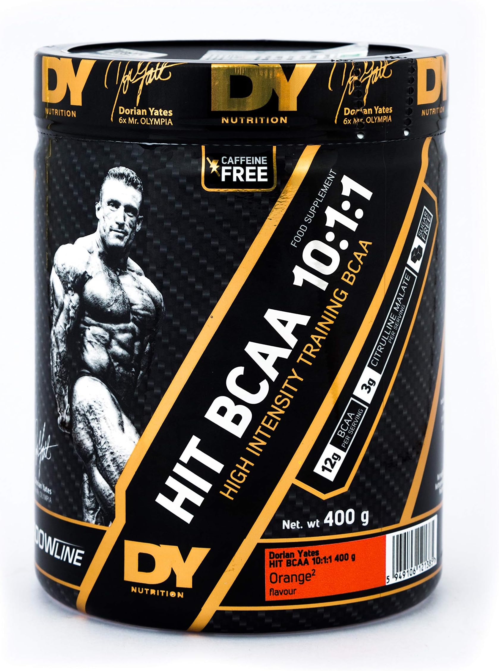 DY Nutrition (Dorian Yates) - HIT BCAA 10:1:1 400gms (Orange)
