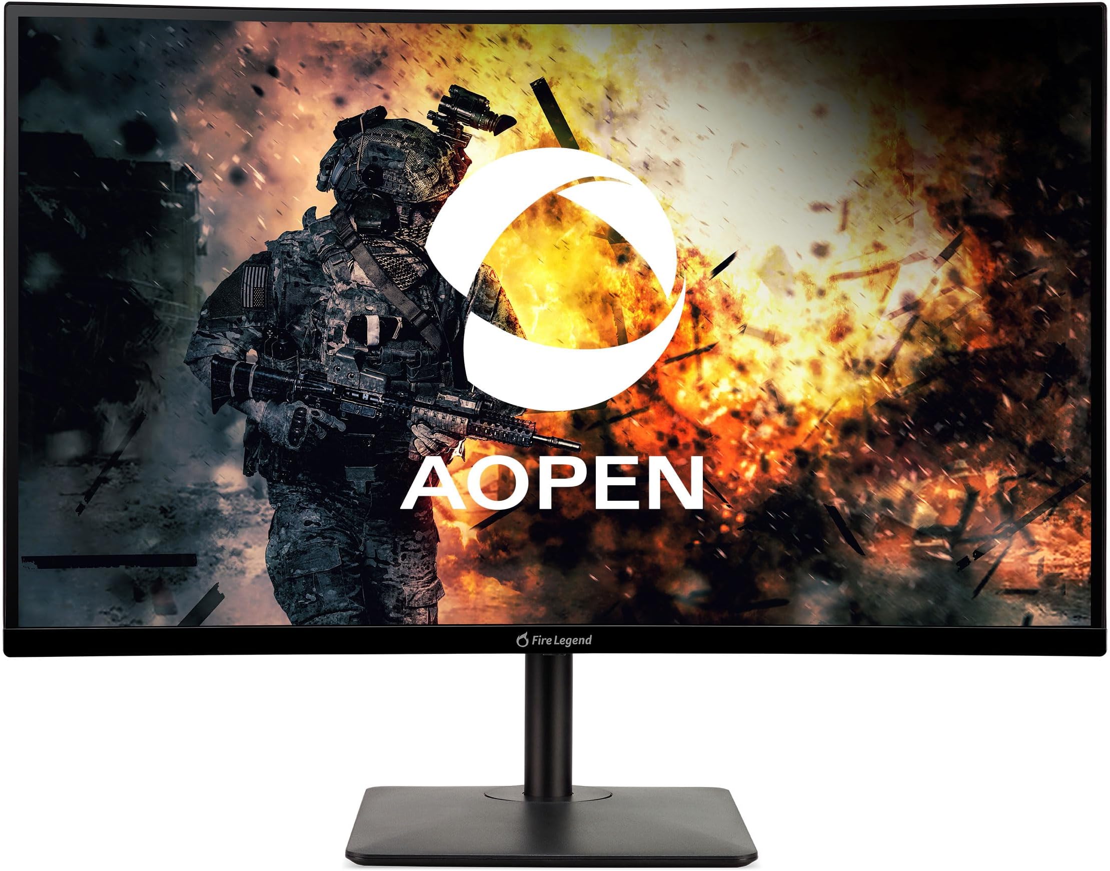 AOPEN 27HC5R Zbmiipx 27" 1500R Curved Full HD (1920 x 1080) VA Gaming Monitor with Adaptive-Sync Technology, 240Hz, 1ms (Display Port & 2 x HDMI 1.4 Ports)