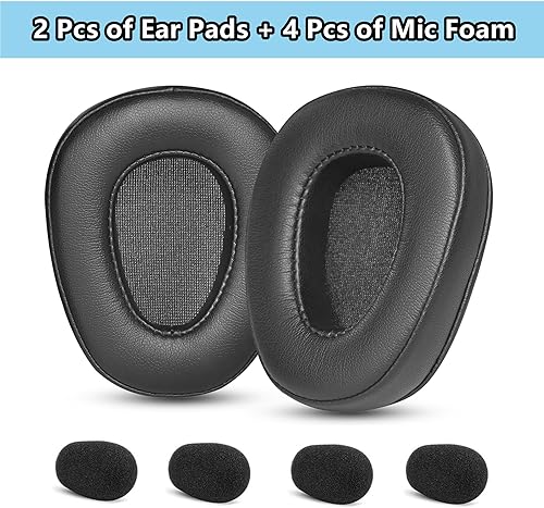 Miniatura 6 de TaiZiChangQin Almohadillas de cojín de repuesto de espuma de micrófono compatibles con VXI BlueParrott B650-XT con cancelación de ruido Bluetooth
