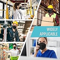 Vista 5 de Breatheze KN95 Face Masks Made in USA - Face Masks Disposable KN95 Mask - FDA Registered Masks