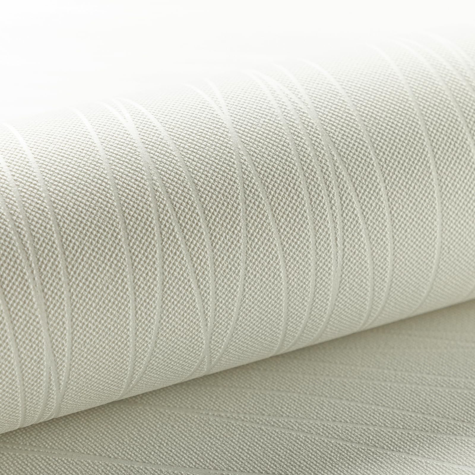 Cathpetic 3D Wave Stripes Glitter Wallpaper Beige 9.5×0.53m,Embossed Roll for Living Room Bedroom Kitchen Front Room,Non Woven Fabric Wallpaper Luxury Modern Abstract