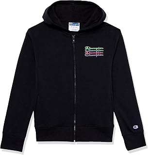 Girls Hoodie, Full Zip Kids' Hoodie for Girls, Lightweight Sweatshirt, French Terry