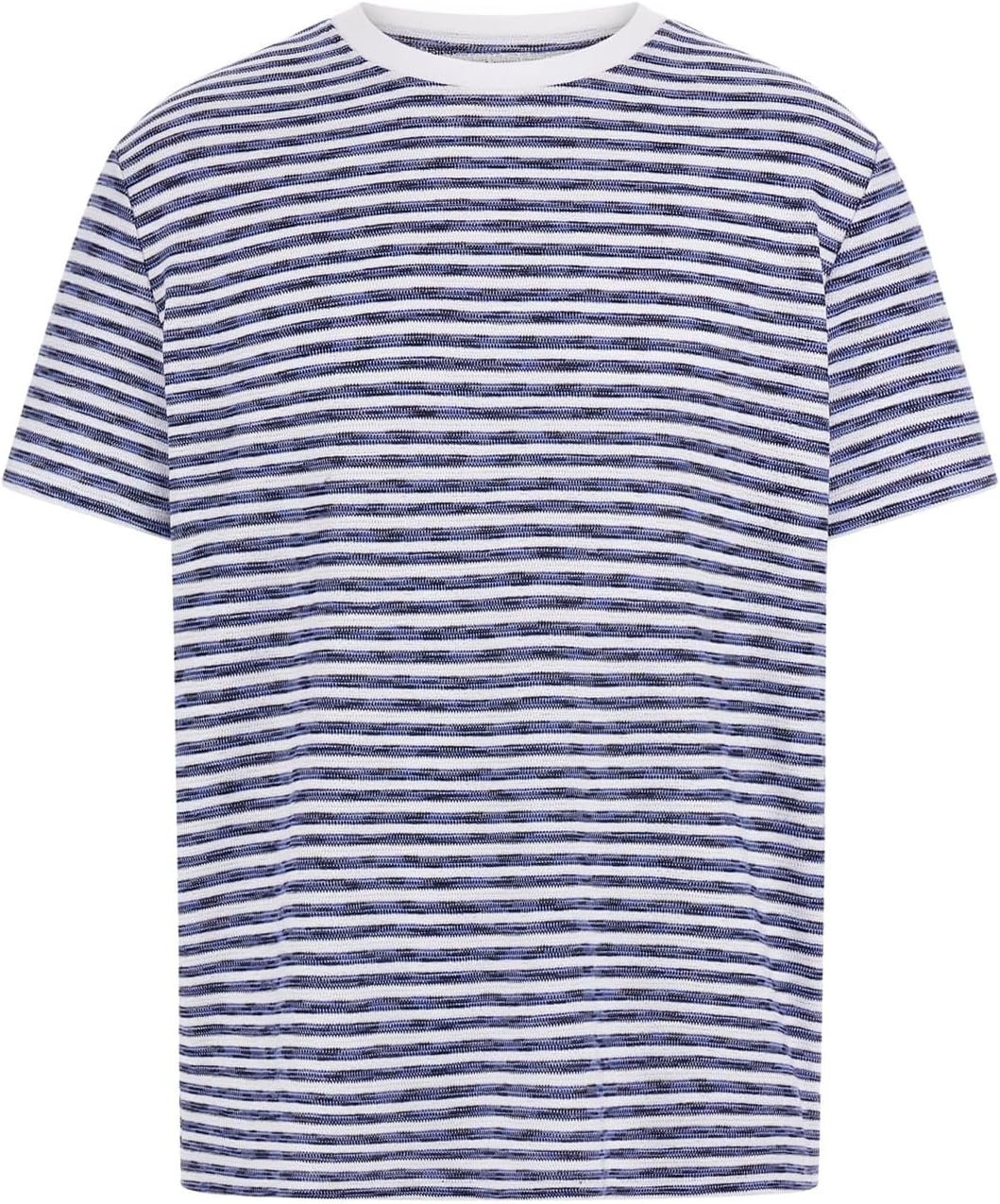 Guess Mens Short Sleeve Baxter Stripe Crew
