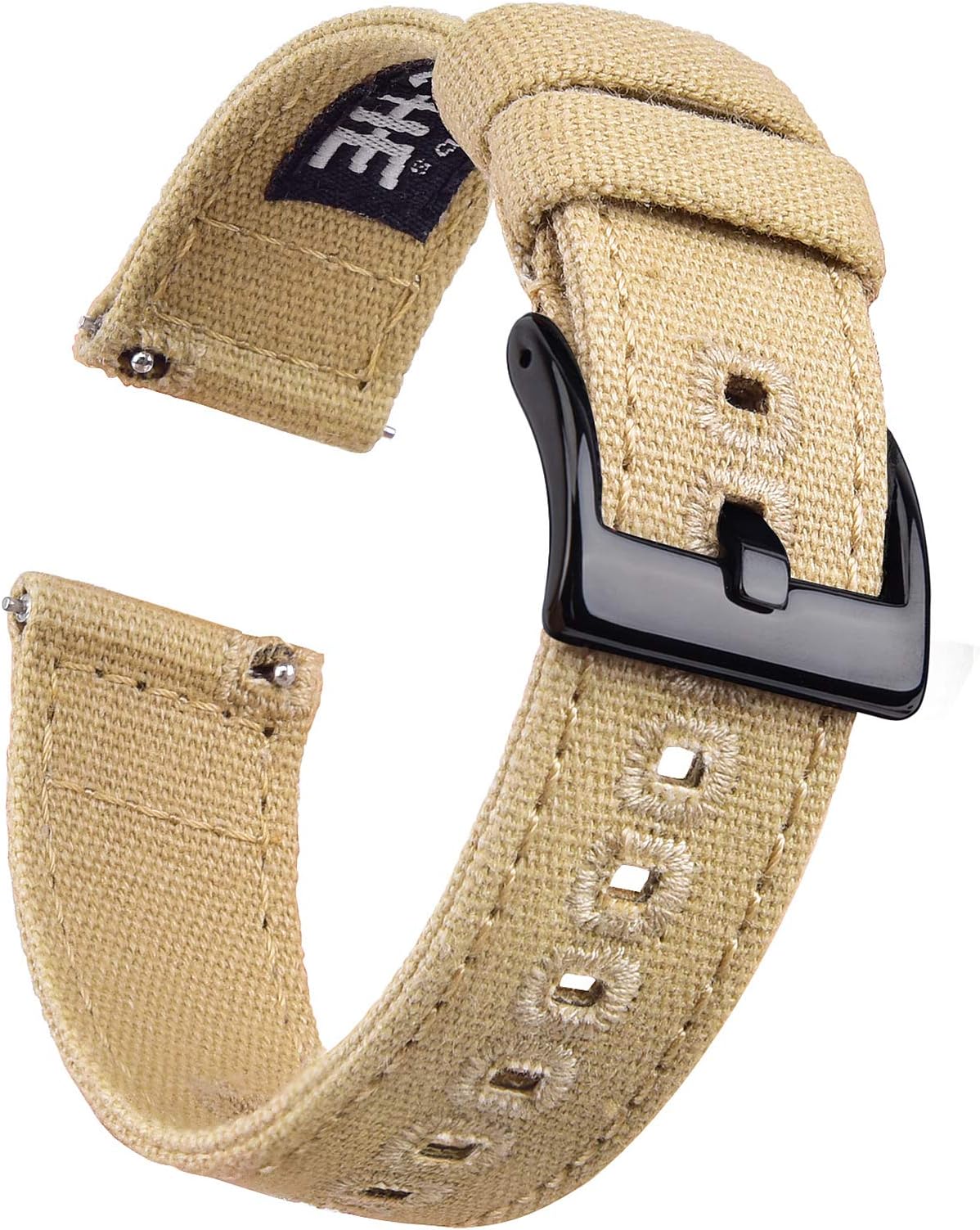 RitcheCanvas Quick Release Watch Band 18mm 20mm 22mm Replacement Watch Straps for Men Women