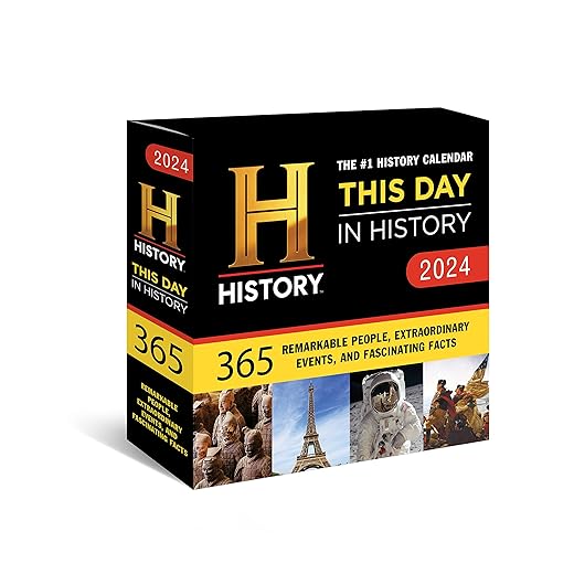 2024 History Channel This Day in History Boxed Calendar: 365 Remarkable People, Extraordinary Events, and Fascinating Facts (Daily Calendar, Office Desk Gift) (Moments in HISTORY™ Calendars)