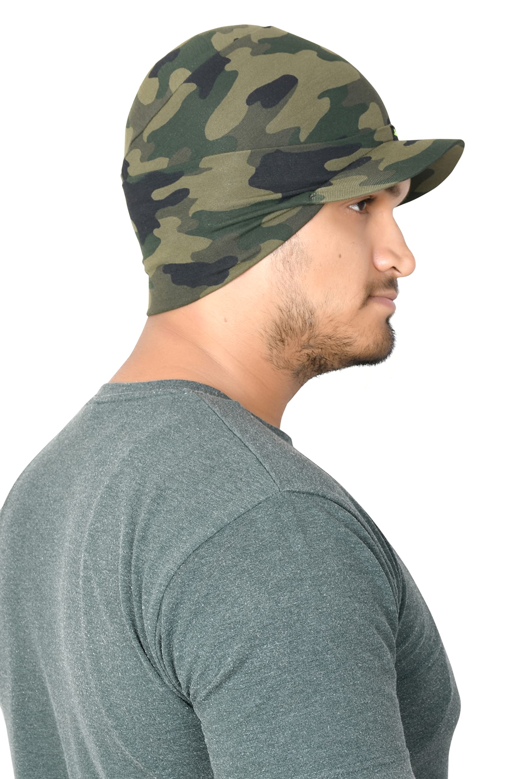 NEON ROCKWinter Pure Cotton Skull Cap for Summer, Winter, Autumn & Spring Season and Multipurpose Use, Free Size