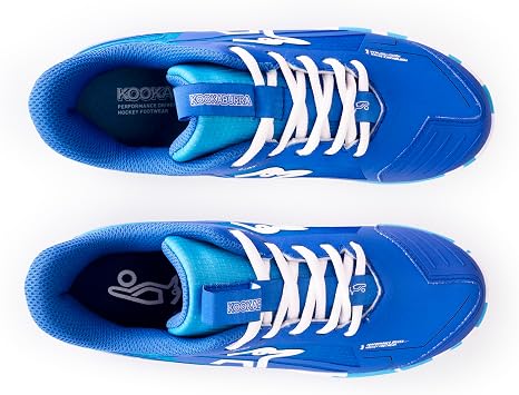Kookaburra Orbit Junior Hockey Shoe | Blue | Lightweight with EVA Cushioning & High-Grip Multi-Surface Outsole