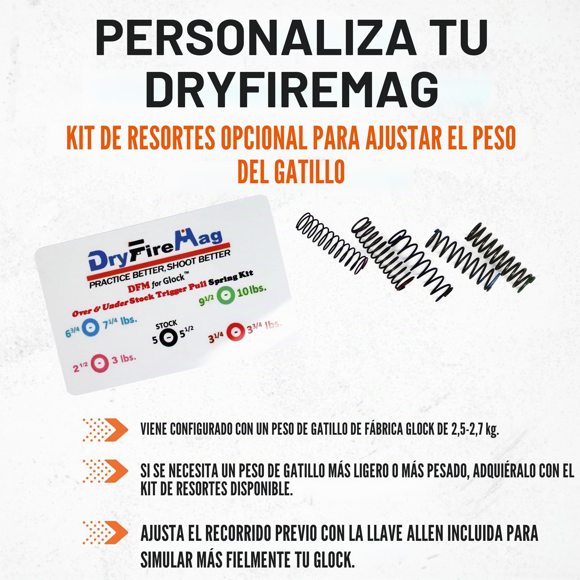 DRYFIREMAG Sistema de entrenamiento láser Smart Dry Fire | No compatible con ningún otro cartucho láser (sin kit de resorte)