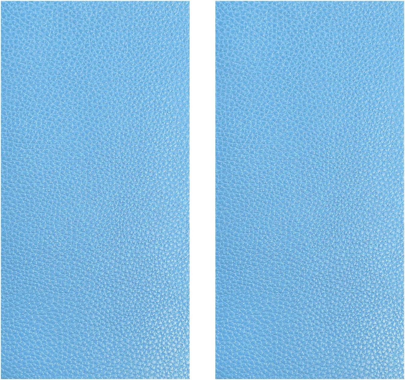 2 PCS Leather Repair Patch Tape, 4 x 8 Inch PU Vinyl Repair Patches for Car Upholstery Seat, Waterproof Self Adhesive Leather Tape Repair Kit for Furniture Couches Chairs (Black)