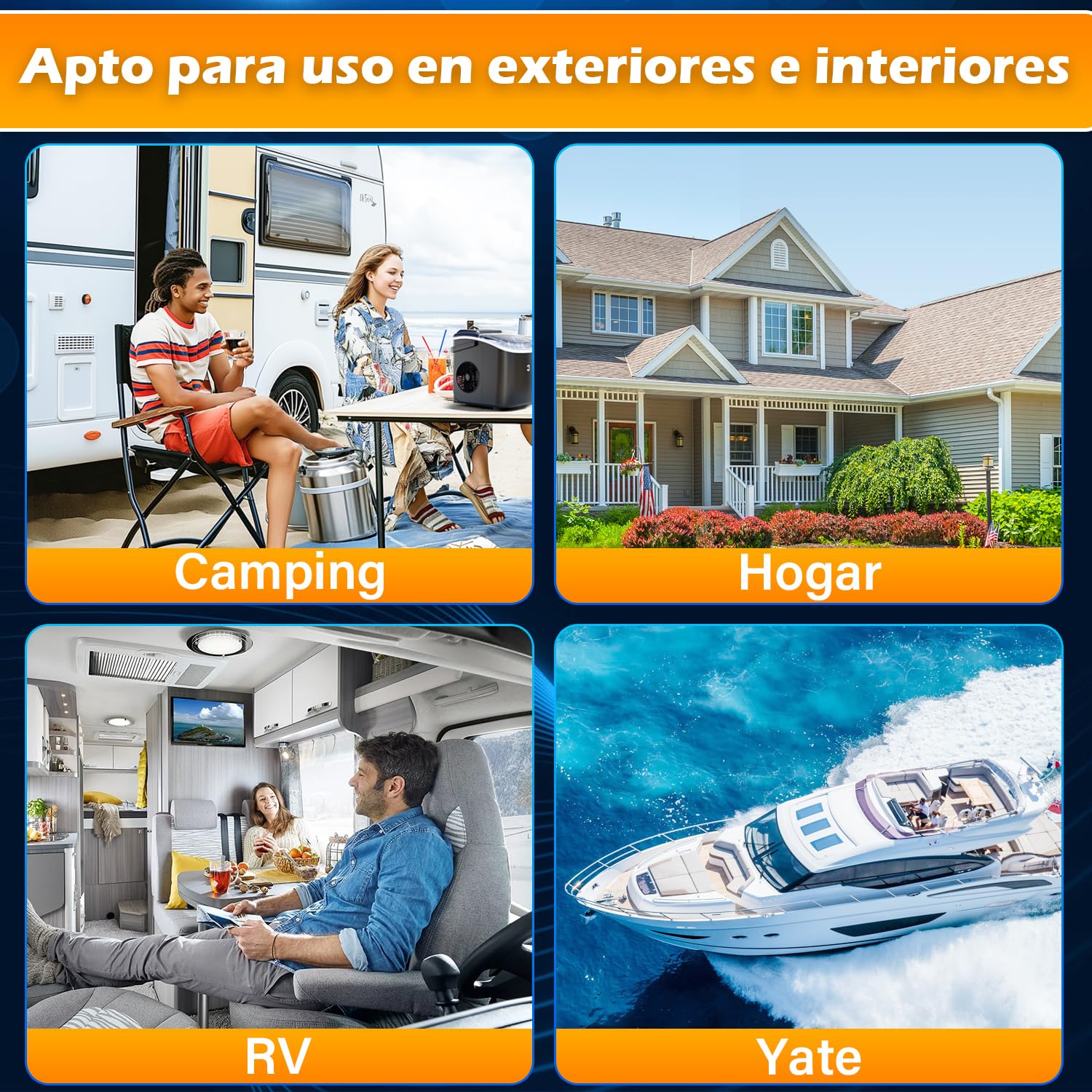 Antena TV Interior HD – Recepción 360°, Antena TDT Potente para Canales 4K/1080p, Base Magnética Estable, Fácil Instalación, Compatible con DVB-T2/DVB-T, Canales Gratis sin Cable