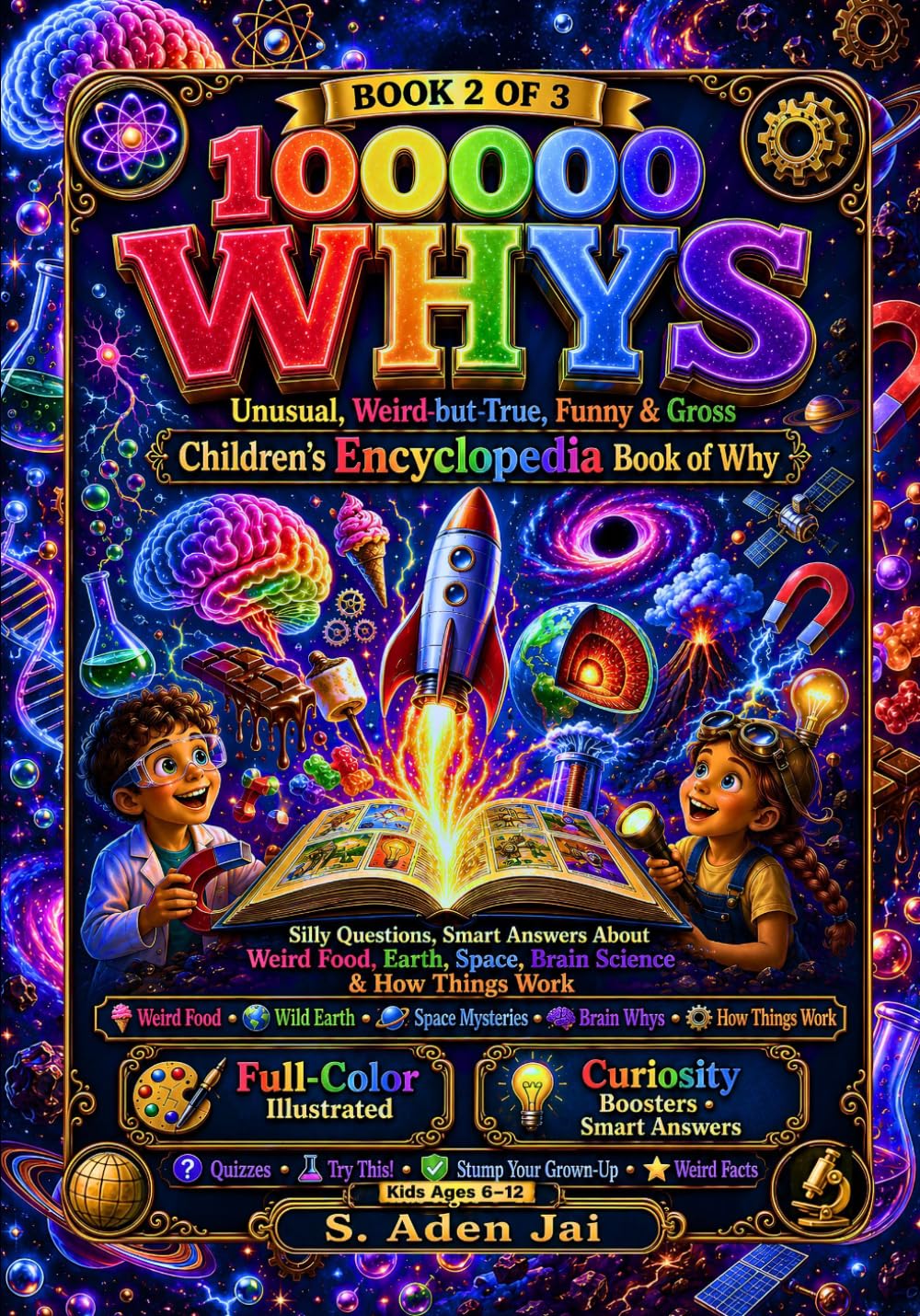 100000 Whys: Unusual, Weird-but-True, Funny & Gross Children’s Encyclopedia Book of Why: Book 2 of 3 Silly Questions, Smart Answers About Weird Food, ... • TRIVIA • WEIRD FACTS • BRAIN CHALLENGES)