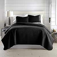 Vista 29 de Southshore Fine Living, Inc. Edredón acolchado de verano, juego de ropa de cama tamaño Queen con 2 fundas de almohada acolchadas, colcha con diseño