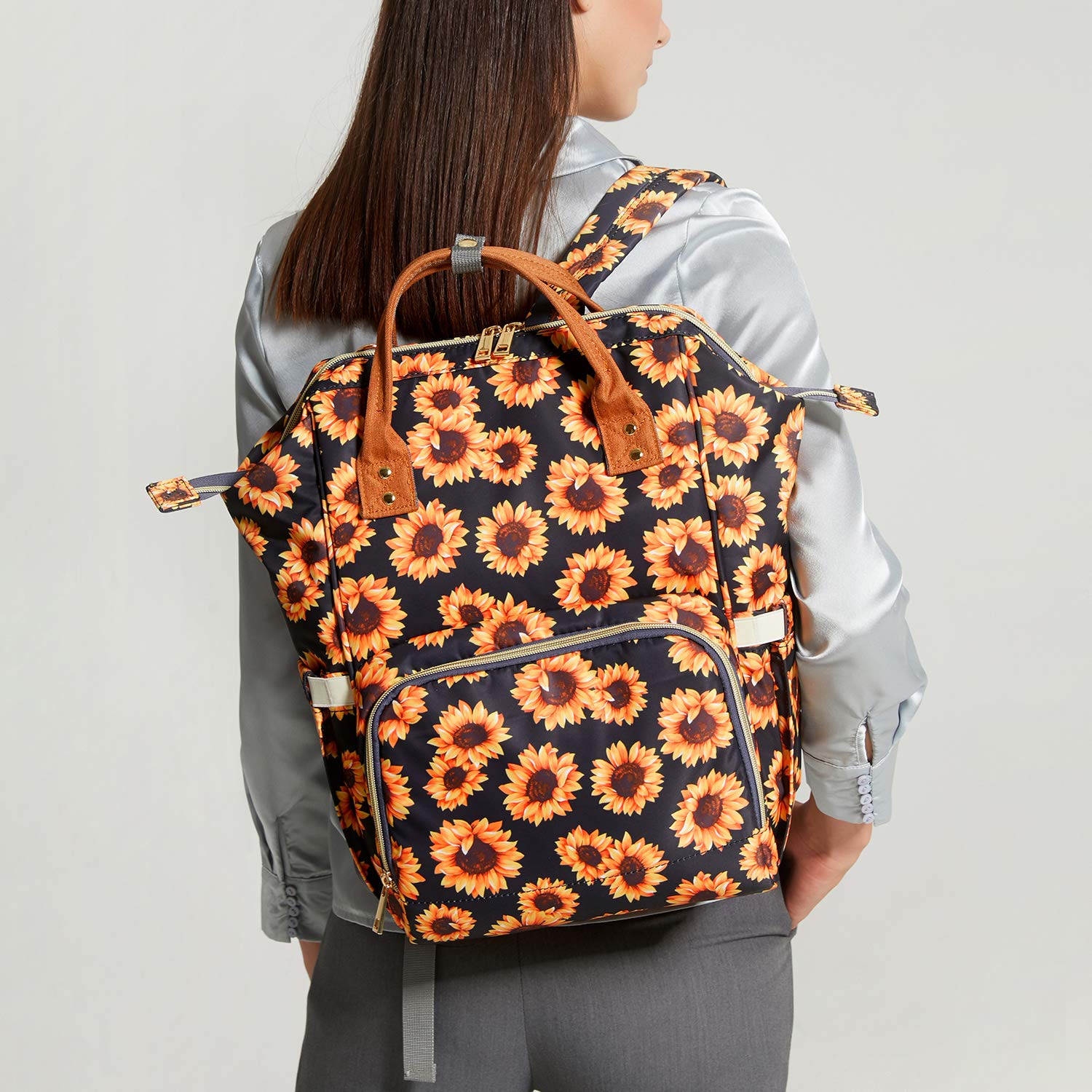 Wickeltasche, Rucksack für Damen, wasserdicht, Windeltasche für Mütter, Babypflege, Reisen, Geschenk