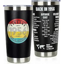 70th Birthday Gifts for Women Men - 1956 70th Birthday Decorations Gifts Ideas for Her Him - 70 Year Old Birthday Gift for Men Women Turning 70 Gift Ideas - 20oz Stainless Steel Tumbler