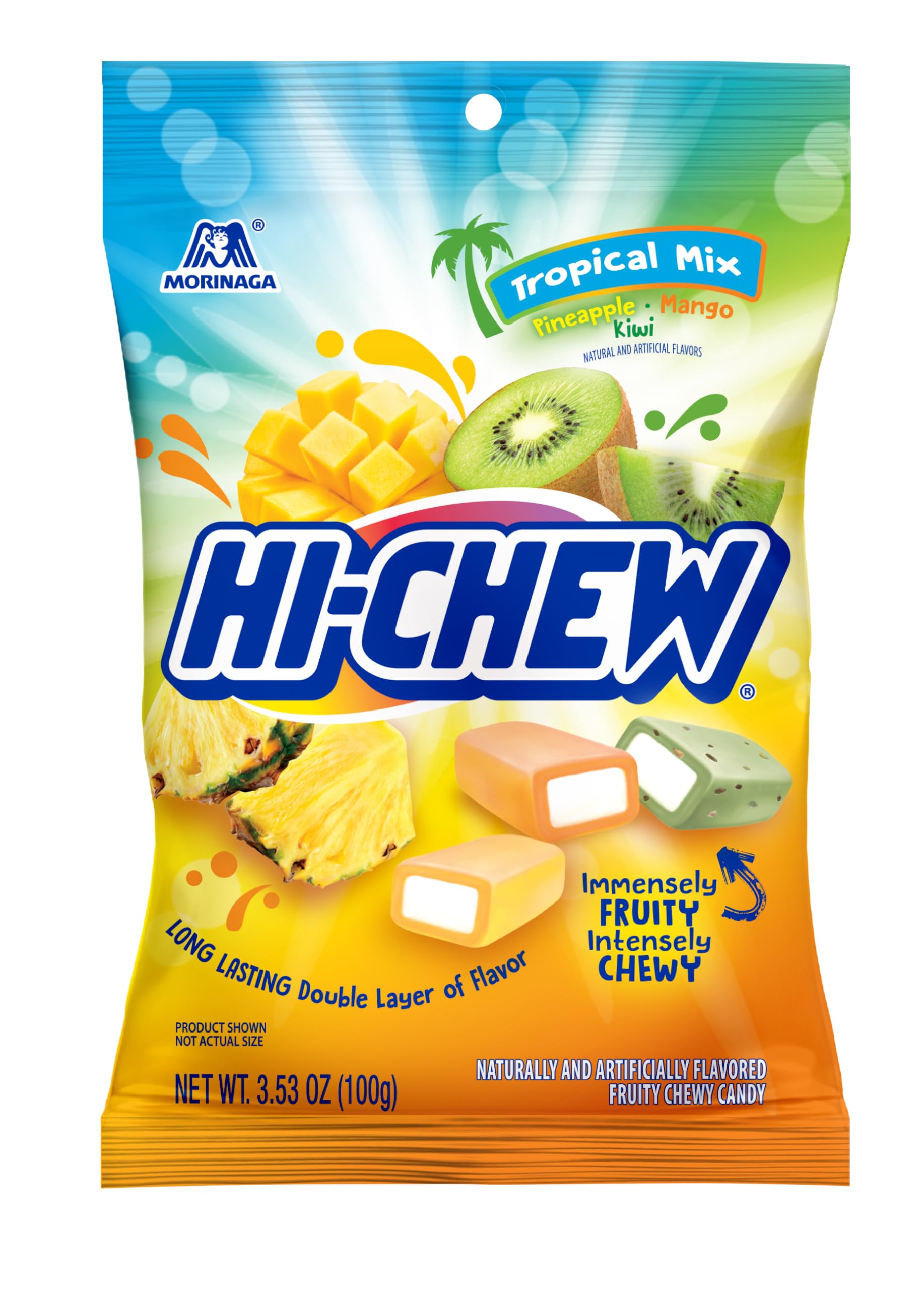 Morinaga Hi-Chew Tropical Mix Fruit Candy 100 g