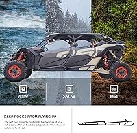 Vista 3 de KIWI MASTER Nerf Bars Rock Sliders para Can-Am Maverick X3 Max 2017-2026 Accesorios de acero para árbol lateral