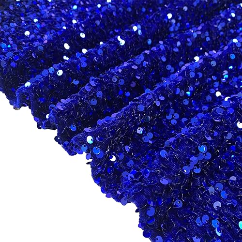 Miniatura 7 de The Yard - Tela de lentejuelas rojas de 1 yarda de tela de terciopelo suave para tapicería, tela de terciopelo con lentejuelas para manualidades,