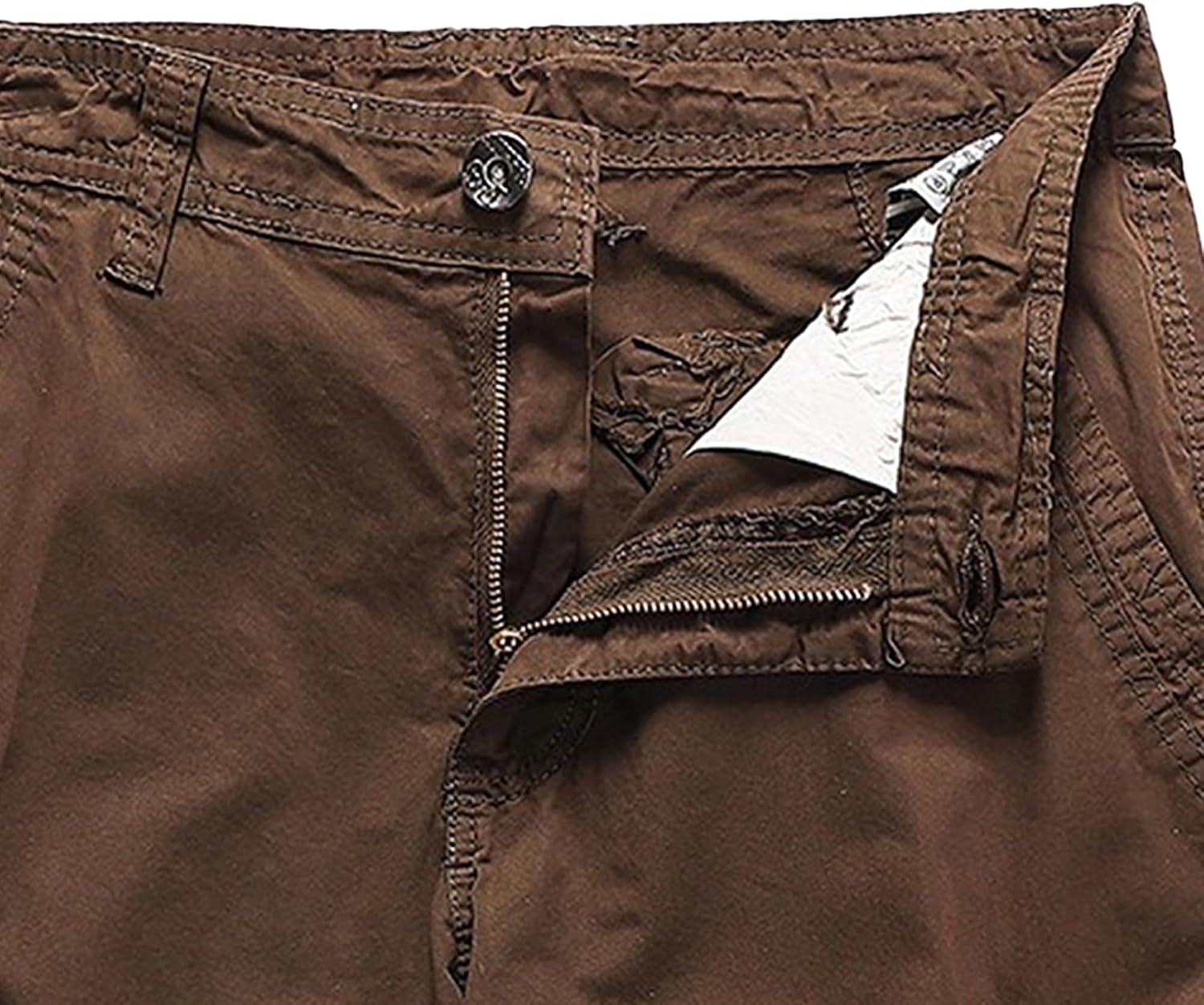 Maiyifu-GJ Men's Lightweight Multi-Pocket Cargo Shorts Cotton Casual Hiking Shorts Summer Athletic Short Pants for Men