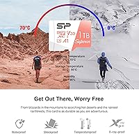 Vista 6 de SP Silicon Power 1TB Micro SD Card U3 Compatible con Nintendo-Switch, Tarjeta de Memoria MicroSD SDXC microsdxc de Alta Velocidad con Adaptador