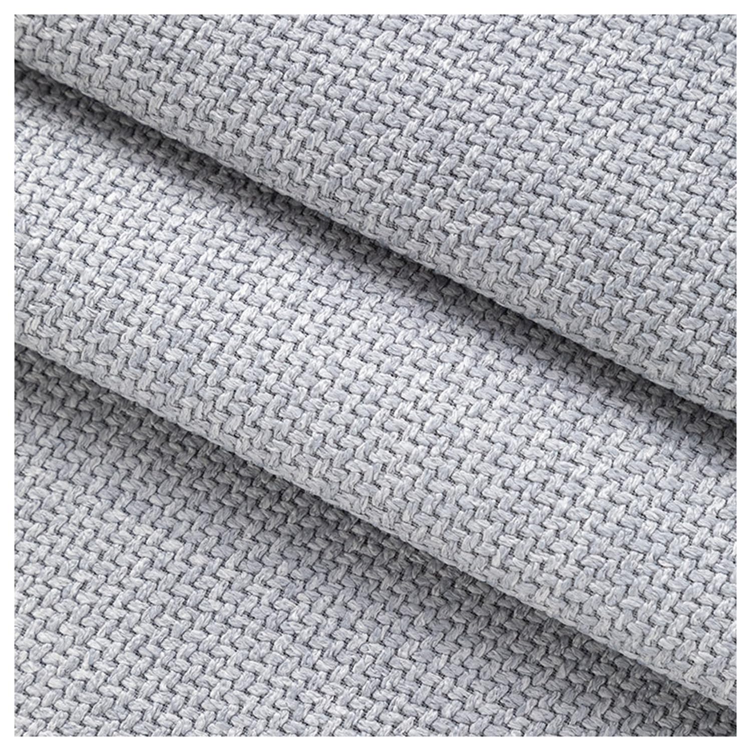 Tissu d'ameublement pour canapé en toile de jute haute densité et lin structuré noble