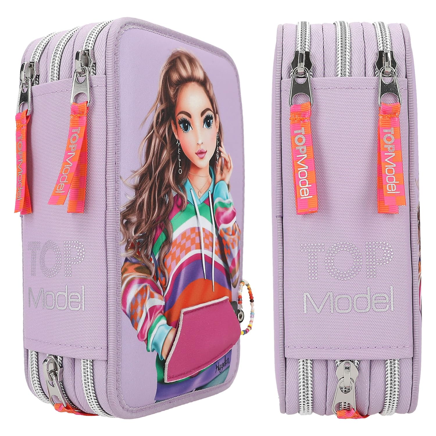 Depesche 12842 TOPModel - Estuche con 3 Compartimentos para Smartphone Joy, Color Lila