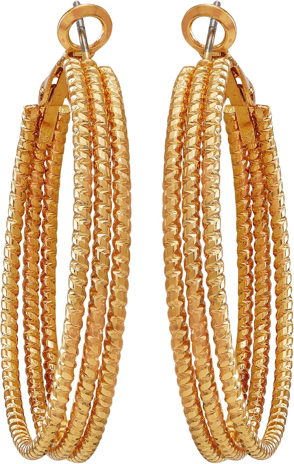 GUESS Silver Hoop Earrings - Image 2