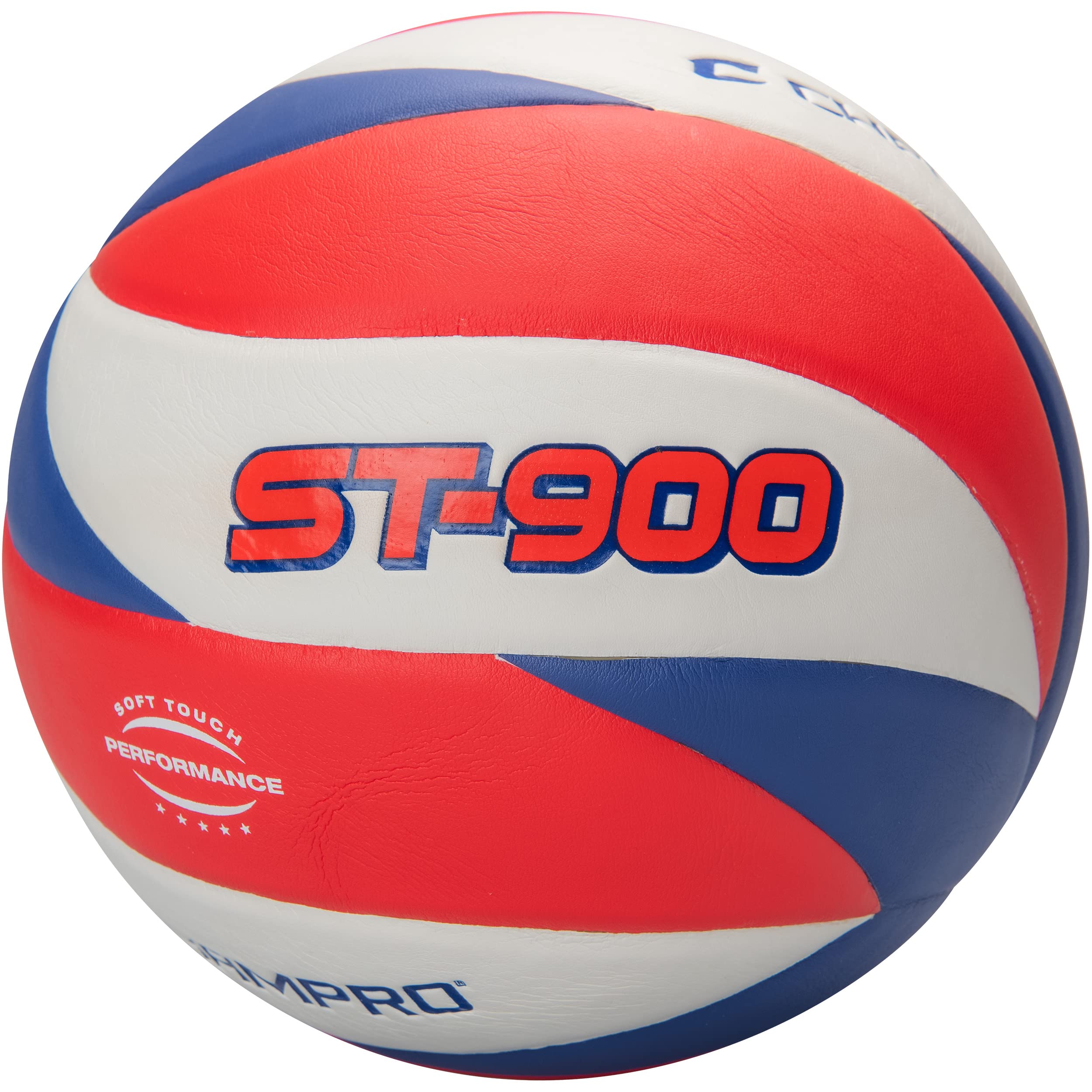 Champro Wave Soft Touch Pro Performance Volleyball, Red, White, and Blue