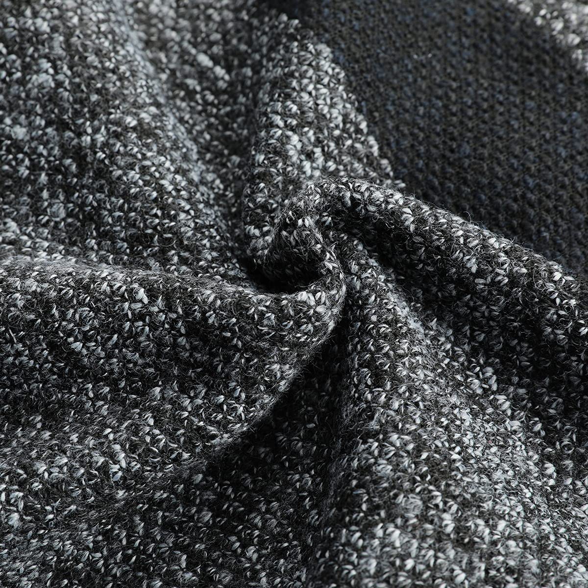 YOUTHUP Cárdigan de Invierno con Capucha para Hombre Forro Polar Suéter de Punto Grueso