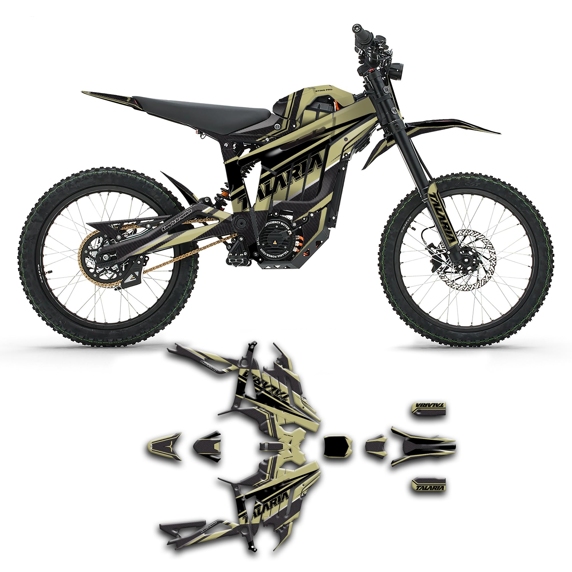 Amazon.com: Kungfu Graphics Custom Decal Kit for Talaria Sting MX5