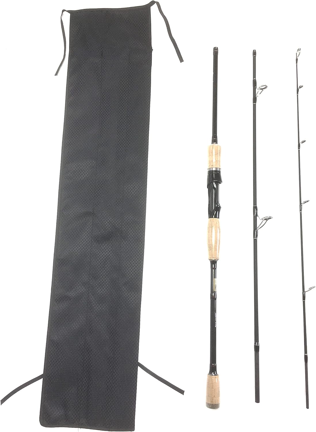 Amazon 6フィートスピニングパックロッド ミディアム 3ピース トラベルロッド スピニングロッド バスロッド トラウトロッド ルアーロッド パックロッド シーバス バス釣り ニジマス 岩魚 渓流 山女 お得 Store シーバスロッド